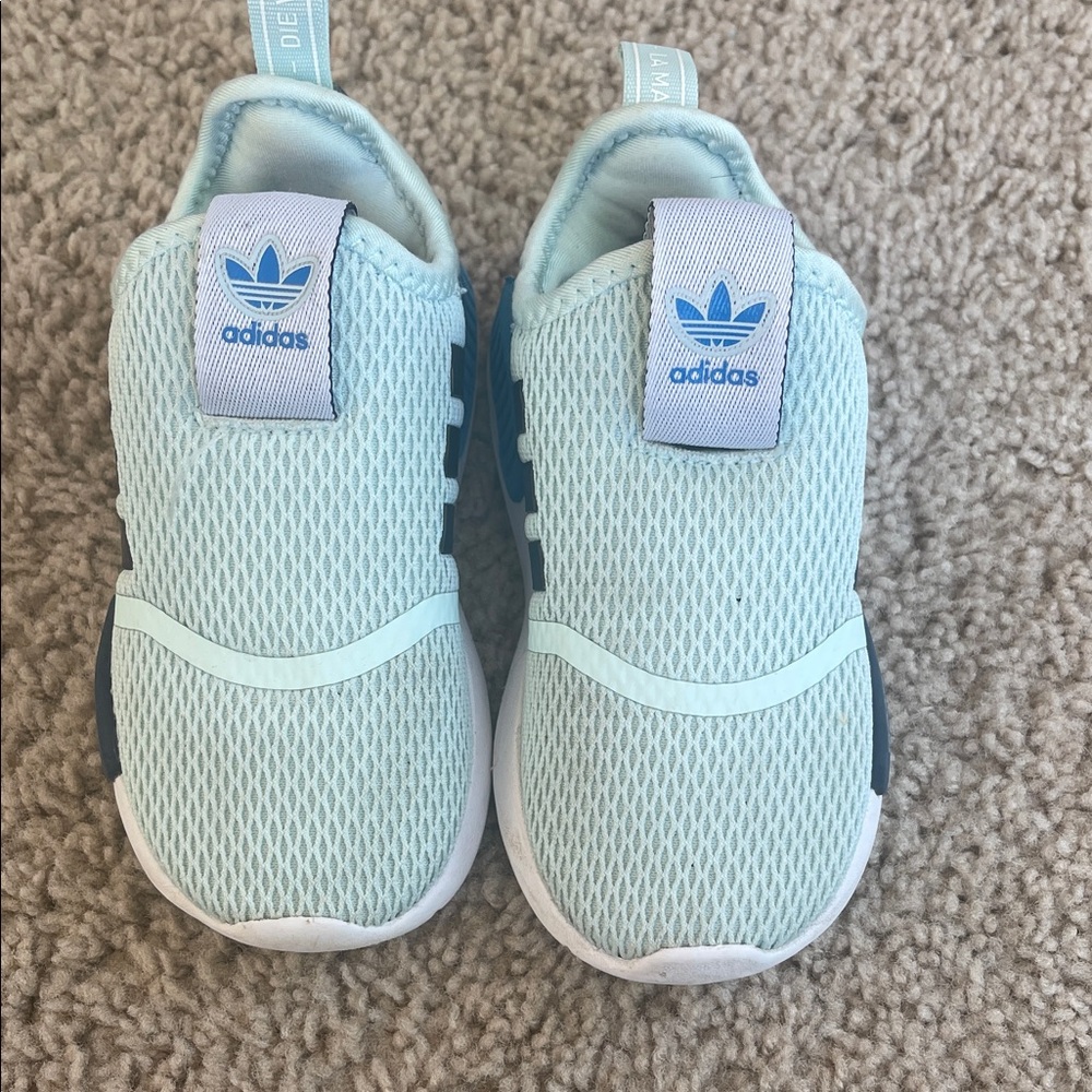 Adidas Kids Sky Blue Mesh Sneakers